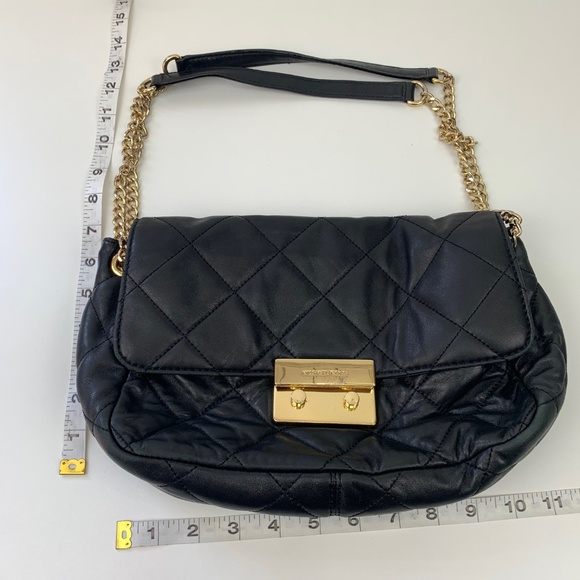 Michael Kors Black Sloan Small Quilted Leather bag - Picture 8 of 8